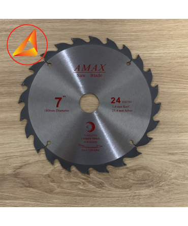 Lữoi cưa gỗ tự nhiên  180mm Amax -TQ